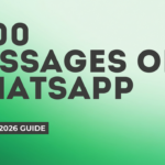 1000 Messages on WhatsApp