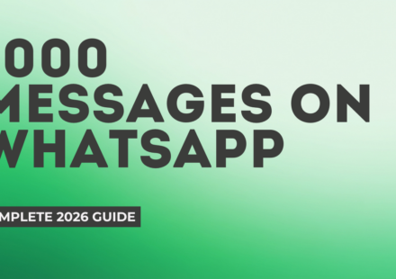 1000 Messages on WhatsApp